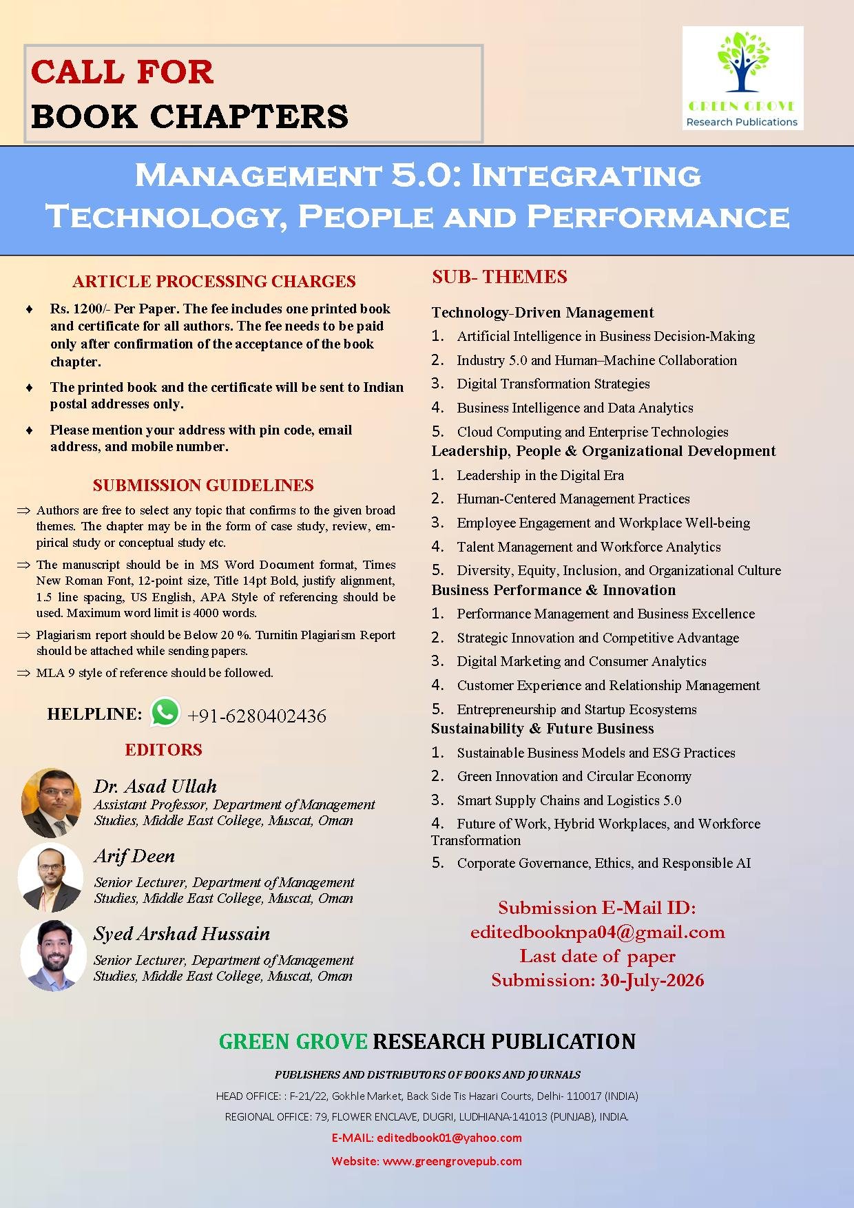 Management 5.0: Integrating Technology, People and Performance